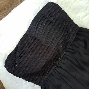 Black High-low dress (strapless)
